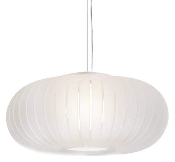 Kartell Lampada a sospensione Teresa Frozen, Bianco / Opale, Soggiorno / Sala da pranzo, Plastica, Design, Lampada a sospensione