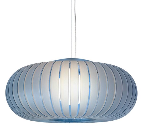 Kartell Lampada a sospensione Teresa Frozen, Blu, Soggiorno / Sala da pranzo, Plastica, Design, Lampada a sospensione