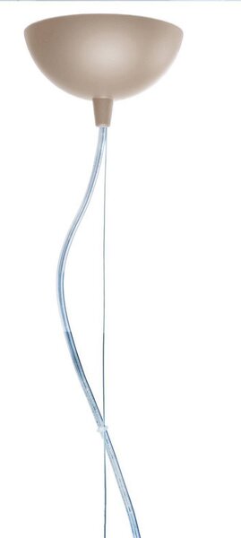 Kartell Lampada a sospensione Kabuki, Alluminio / Grigio / Zincato, Soggiorno / Sala da pranzo, Plastica, Design, Lampada a sospensione