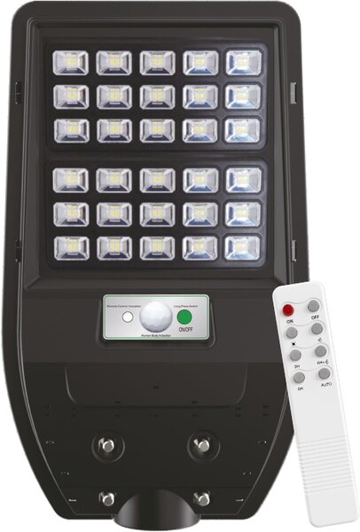Lampione stradale solare LUXULA, 50 W, 600 lm, con sensore PIR