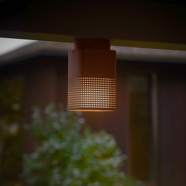 Nordlux Faretto da esterno Sidara Seaside marrone metallizzato, IP54, E27 Sidara, dimmerabile, Marrone / Ruggine, Alluminio, Moderno, Plafoniera