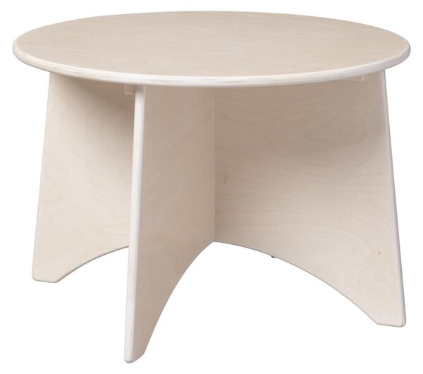 Van Dijk Toys Holz Apollo Beef Tisch Birke fr Kleinkinder - 60cm Hhe 40cm - Wei gekalkt