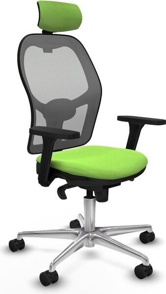 Sedia da ufficio con poggiatesta Piqueras y Crespo 3D086N2 Colore pistacchio