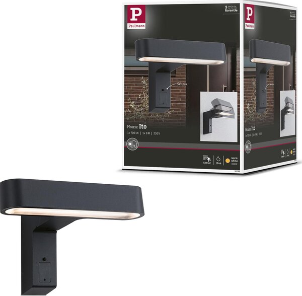 Paulmann House Lampada da parete per esterni a LED Ito Allineamento orizzontale