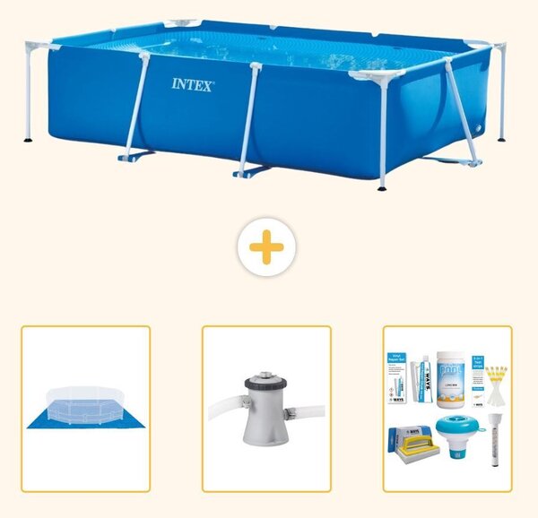Piscina fuori terra rettangolare - 260x160x65 cm - 4 pezzi - Modello S21252