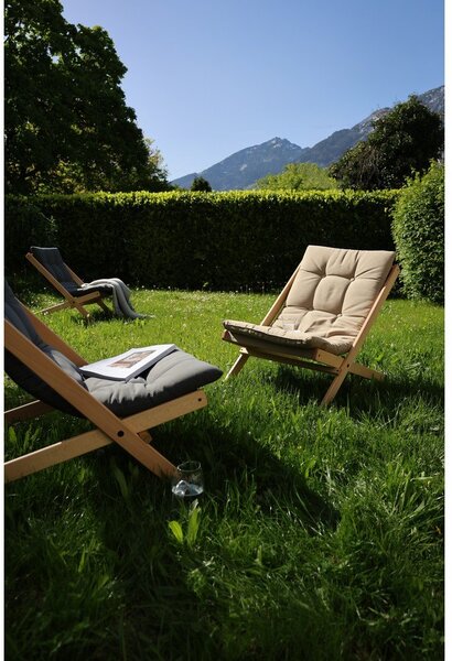 Sedia pieghevole Raw/Grey Boogie - Karup Design