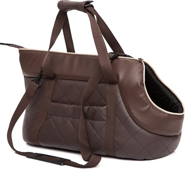 Borsa da trasporto per cani -25x50x27 cm- morbidamente imbottita, lavabile, con maniglia di trasporto