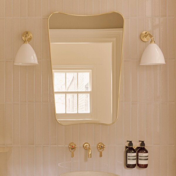 GUBI Applique da parete Bestlite BL7, Bianco / Opale, Soggiorno / Sala da pranzo, Metallo, Design, Applique