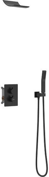Mexen Salto set doccia nascosto, nero - 7604-02-70