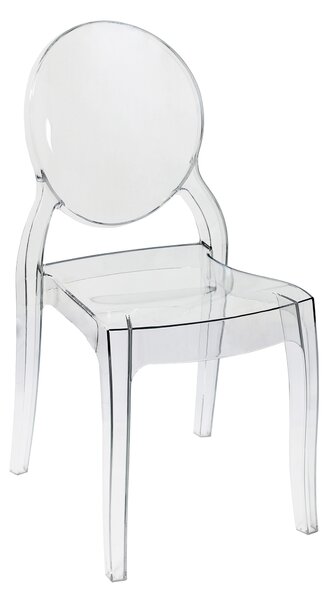 MELODIE - sedia moderna in policarbonato trasparente