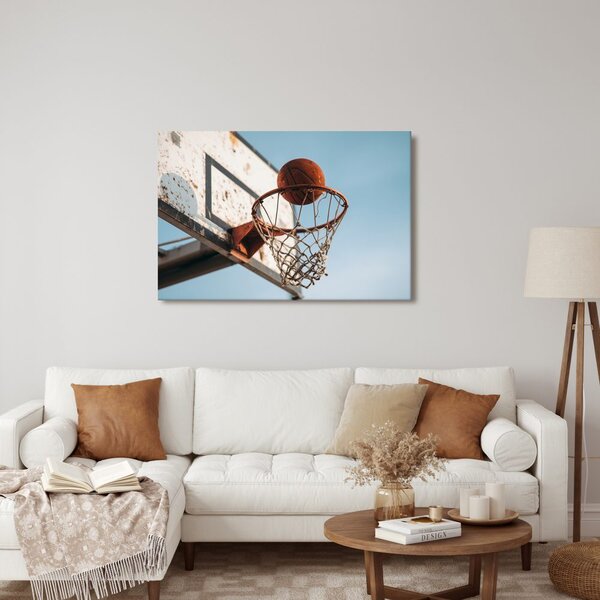 Quadro su tela – Canestro da basket urbano
