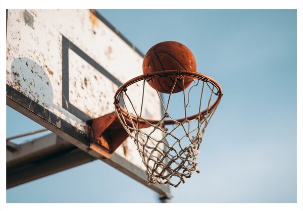 Quadro su tela – Canestro da basket urbano