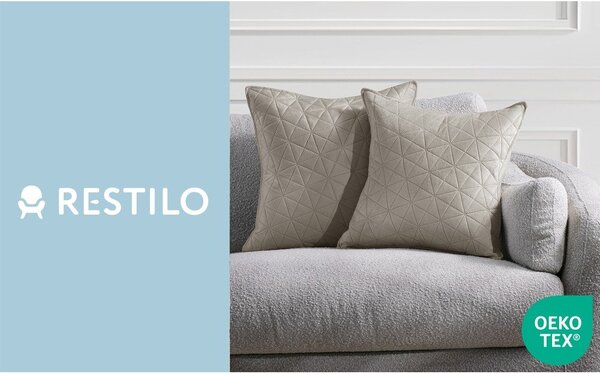 Federe decorative in set in velluto 2 pz 50x70 cm Laila – Restilo