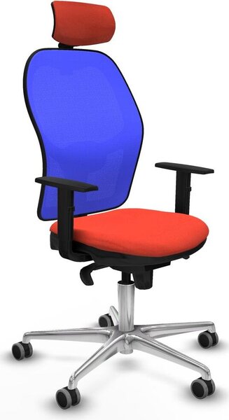 Sedia da ufficio con poggiatesta Piqueras y Crespo 1D086G2 Arancione scuro