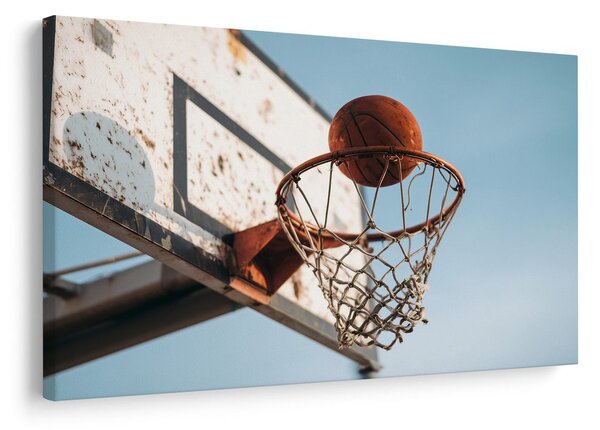 Quadro su tela – Canestro da basket urbano