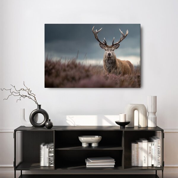 Quadro su tela – Maestoso cervo nella natura