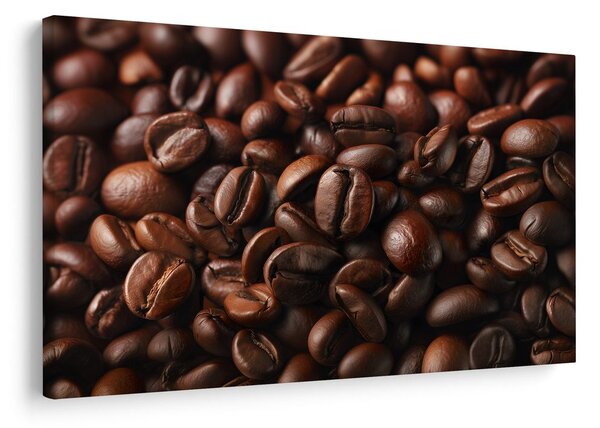 Quadro su tela – Chicchi di caffè in dettaglio