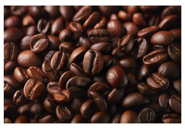 Quadro su tela – Chicchi di caffè in dettaglio