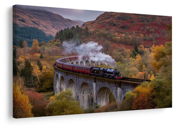 Quadro su tela – Treno a vapore