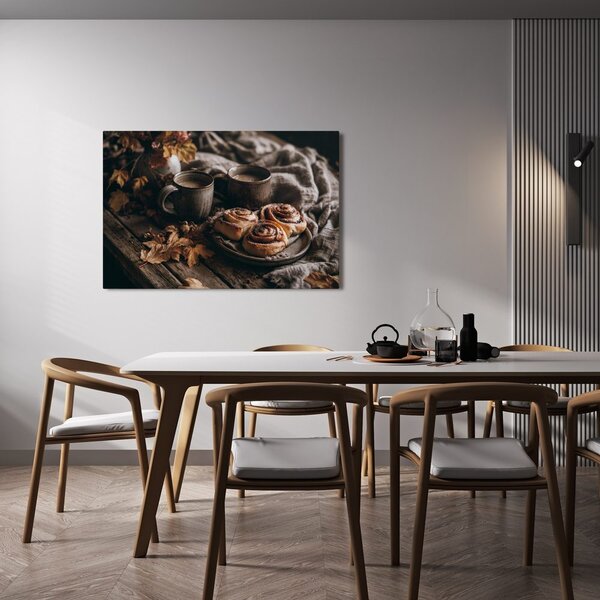 Quadro su tela – Hygge autunnale con caffè