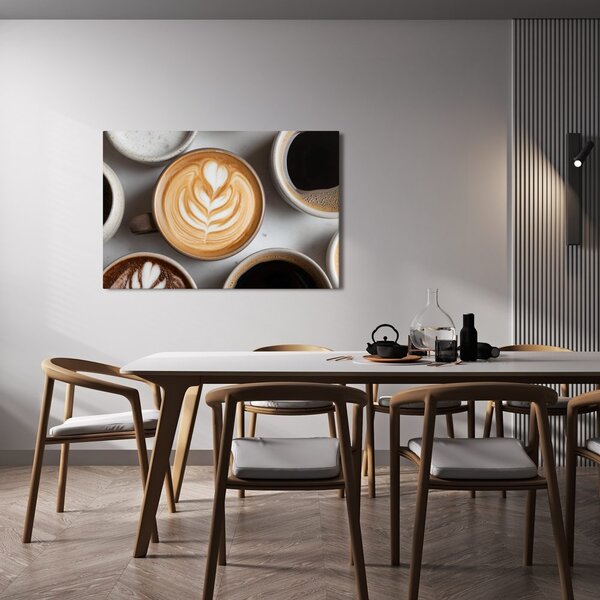 Quadro su tela – Arte del caffè nella tazza