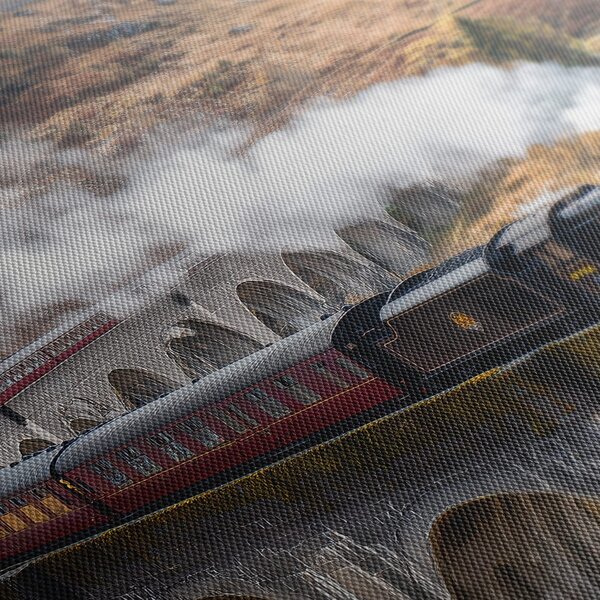 Quadro su tela – Treno a vapore storico