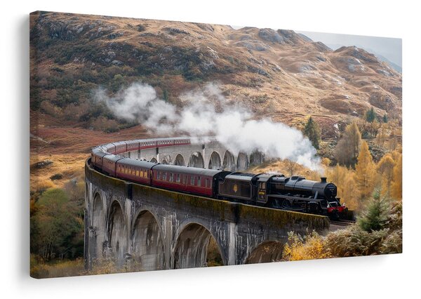 Quadro su tela – Treno a vapore storico