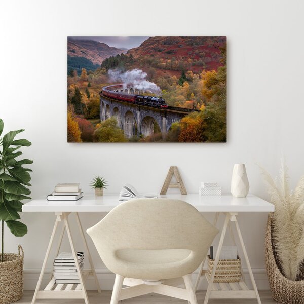 Quadro su tela – Treno a vapore