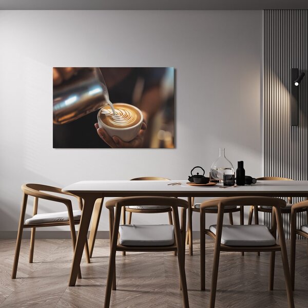 Quadro su tela – Arte del latte in tazza