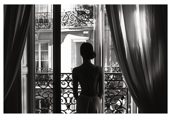 Quadro su tela – Sguardo di donna affascinante