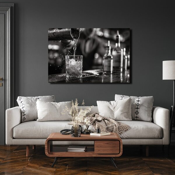 Quadro su tela – Eleganza del bar notturno
