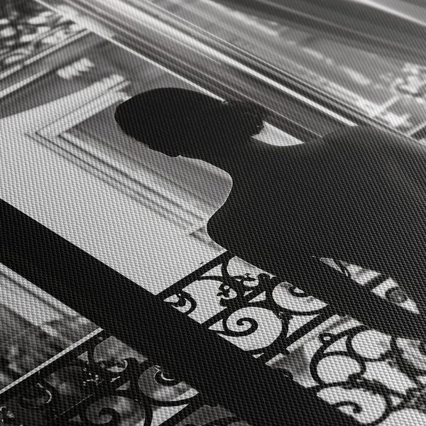 Quadro su tela – Mistero in bianco e nero