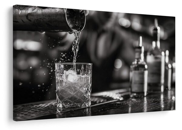 Quadro su tela – Eleganza del bar notturno