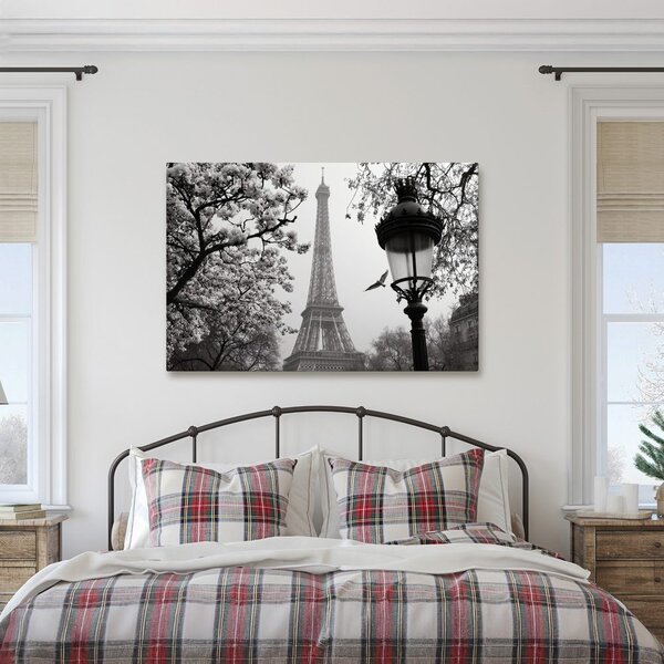 Quadro su tela – Parigi nella foschia invernale