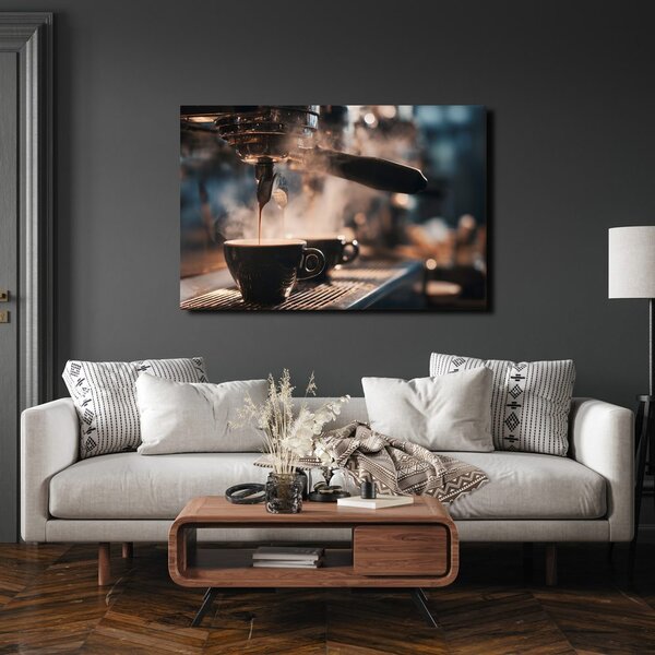 Quadro su tela – Caffè alla luce del mattino