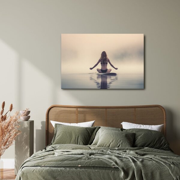 Quadro su tela – Meditazione nella nebbia