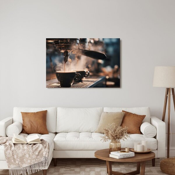 Quadro su tela – Caffè alla luce del mattino