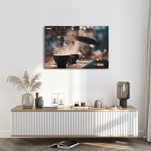 Quadro su tela – Caffè alla luce del mattino