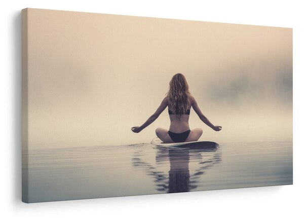 Quadro su tela – Meditazione nella nebbia