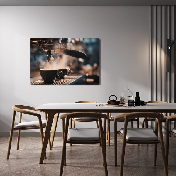 Quadro su tela – Caffè alla luce del mattino