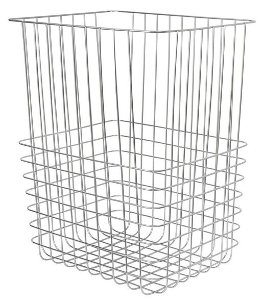 Cesta per il bucato argentata in metallo 64 l Store-It – Mette Ditmer Denmark