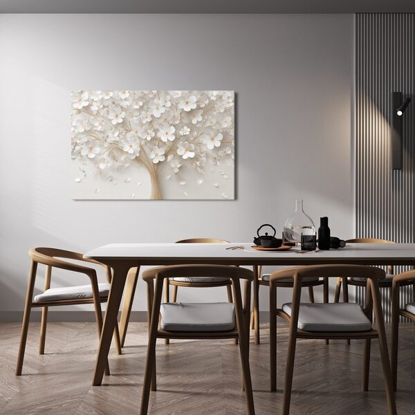 Quadro su tela – Delicato albero della vita floreale