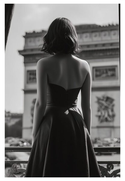 Quadro su tela – Eleganza in bianco e nero