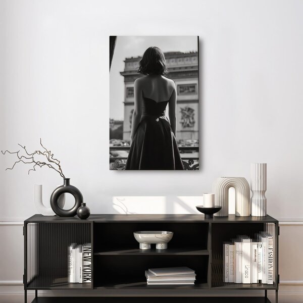 Quadro su tela – Eleganza in bianco e nero