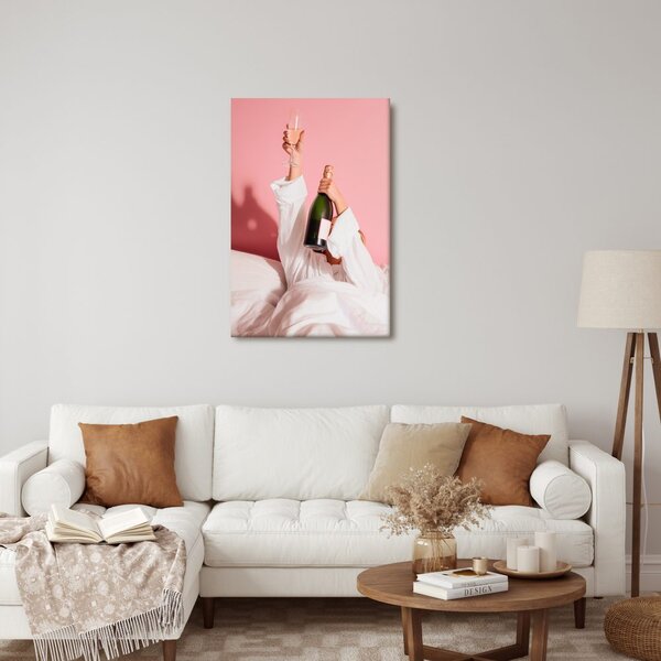 Quadro su tela – Champagne del mattino