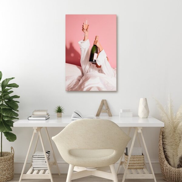 Quadro su tela – Champagne del mattino