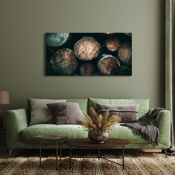 Quadro su tela – Texture naturale del legno