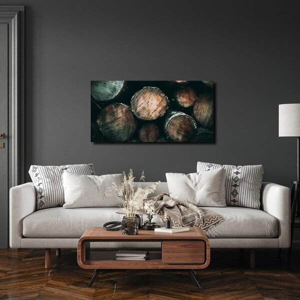 Quadro su tela – Texture naturale del legno