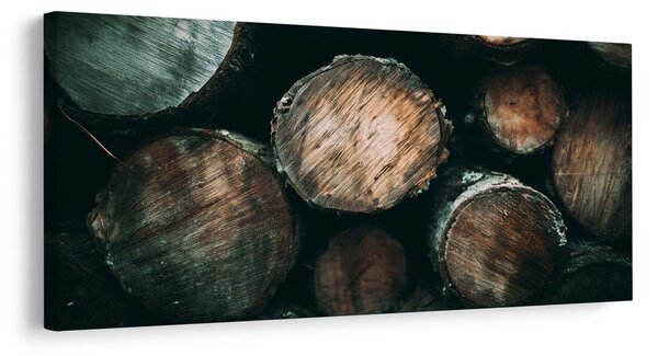 Quadro su tela – Texture naturale del legno