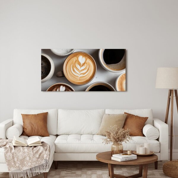 Quadro su tela – Delizioso cappuccino con schiuma